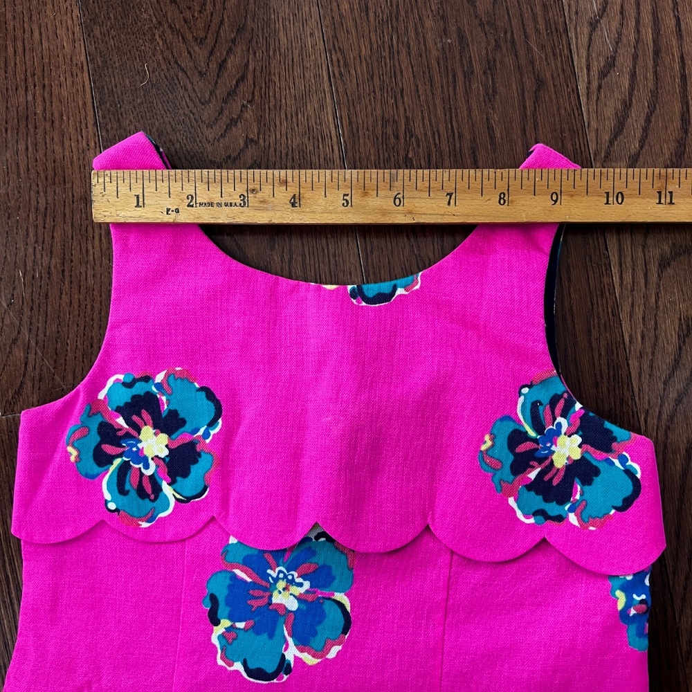 Lilly Pulitzer Girl's - Size 6 - Mambo Pink Sleeveless Dress- Easter Dress - Picture 6 of 9